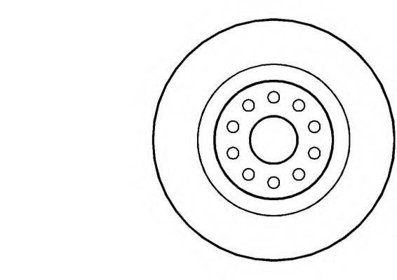 NATIONAL NBD1173 гальмівний диск