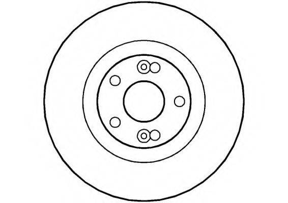 NATIONAL NBD1174 гальмівний диск