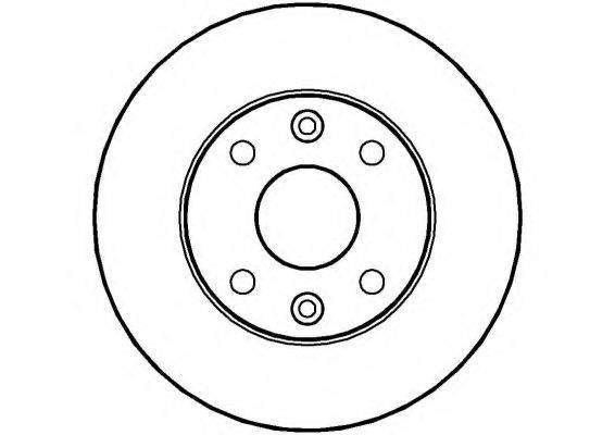 NATIONAL NBD1191 гальмівний диск