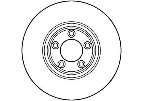 NATIONAL NBD1415 гальмівний диск