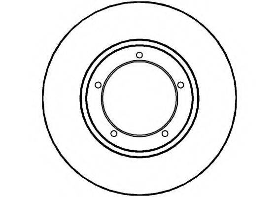 NATIONAL NBD150 гальмівний диск