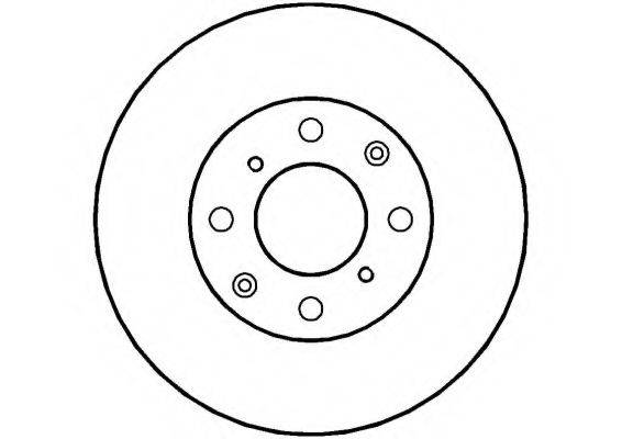 NATIONAL NBD170 гальмівний диск