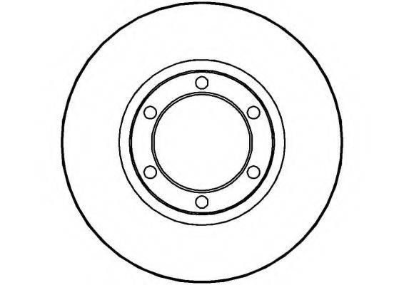 NATIONAL NBD226 гальмівний диск