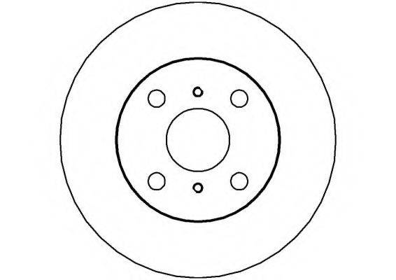 NATIONAL NBD272 гальмівний диск