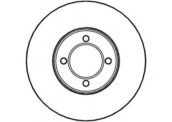 NATIONAL NBD273 гальмівний диск