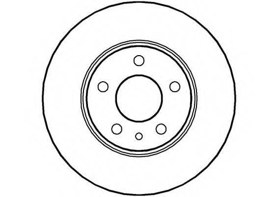 NATIONAL NBD338 гальмівний диск