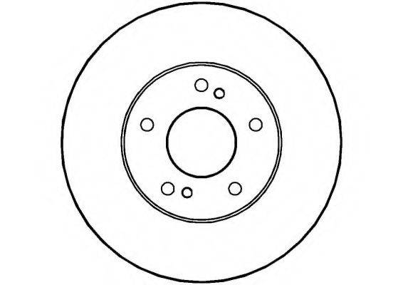 NATIONAL NBD368 гальмівний диск