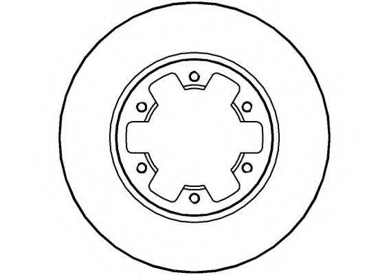 NATIONAL NBD369 гальмівний диск