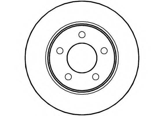 NATIONAL NBD482 гальмівний диск