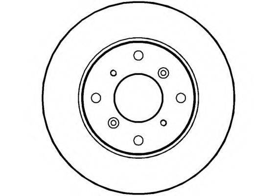 NATIONAL NBD517 гальмівний диск