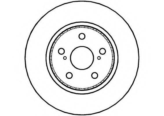 NATIONAL NBD607 гальмівний диск