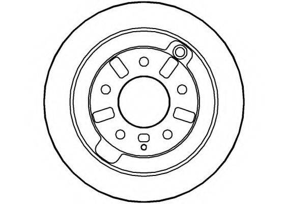 NATIONAL NBD676 гальмівний диск