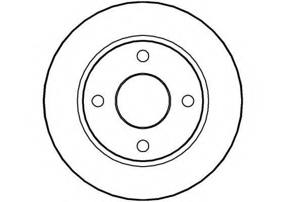 NATIONAL NBD689 гальмівний диск