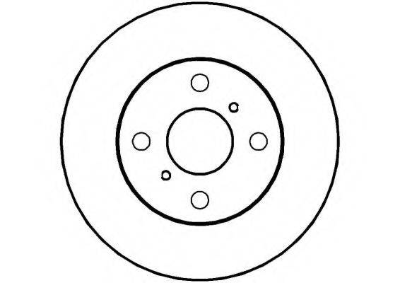 NATIONAL NBD698 гальмівний диск