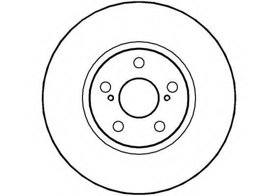 NATIONAL NBD749 гальмівний диск