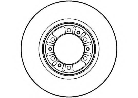 NATIONAL NBD820 гальмівний диск