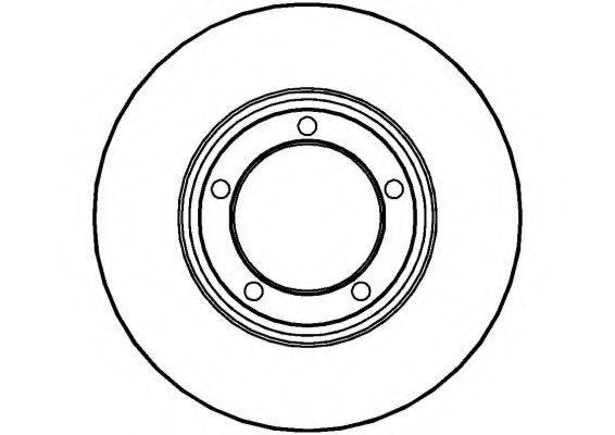 NATIONAL NBD847 гальмівний диск
