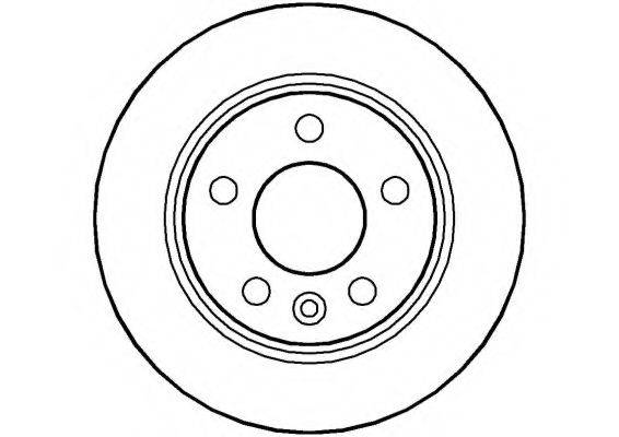 NATIONAL NBD858 гальмівний диск
