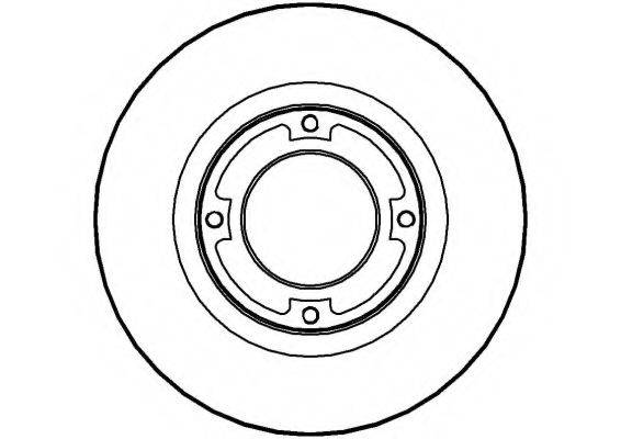 NATIONAL NBD872 гальмівний диск
