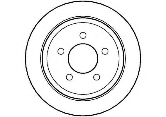 NATIONAL NBD884 гальмівний диск