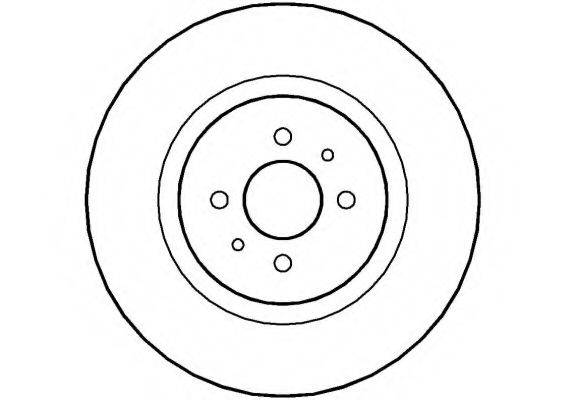 NATIONAL NBD917 гальмівний диск