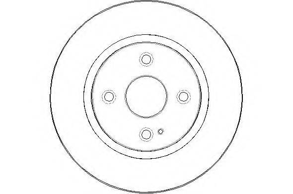 NATIONAL NBD1509 гальмівний диск