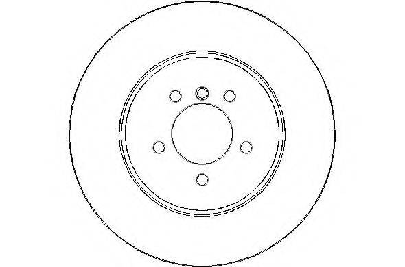 NATIONAL NBD1590 гальмівний диск