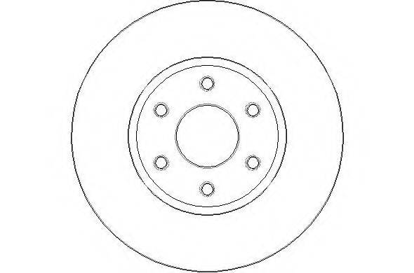 NATIONAL NBD1603 гальмівний диск