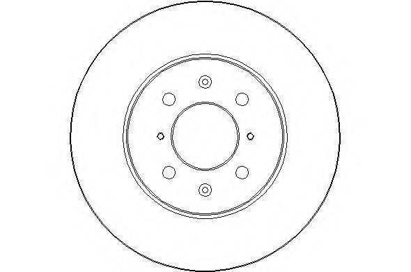 NATIONAL NBD1615 гальмівний диск