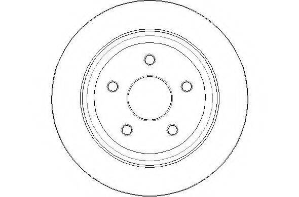 NATIONAL NBD1691 гальмівний диск