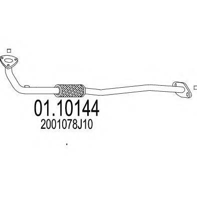 MTS 0110144 Труба вихлопного газу