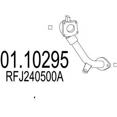 MTS 0110295 Труба вихлопного газу