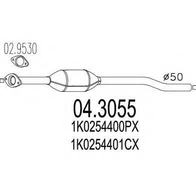 MTS 043055 Каталізатор