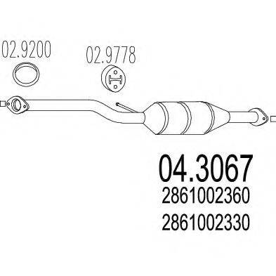 MTS 043067 Каталізатор