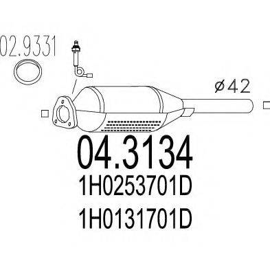 MTS 043134 Каталізатор