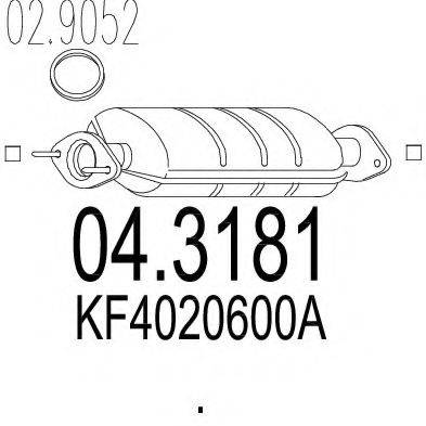 MTS 043181 Каталізатор