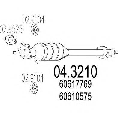 MTS 043210 Каталізатор