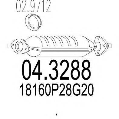 MTS 043288 Каталізатор