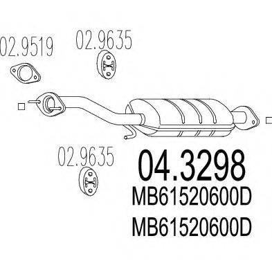 MTS 043298 Каталізатор