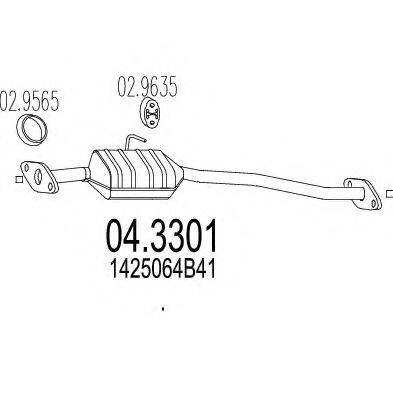 MTS 043301 Каталізатор