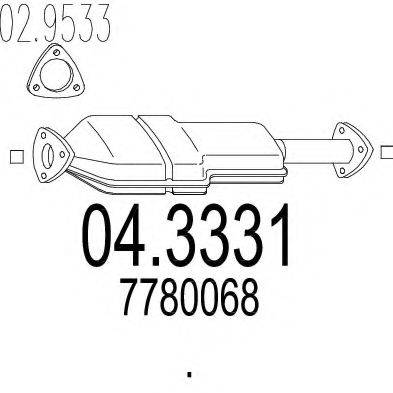 MTS 043331 Каталізатор