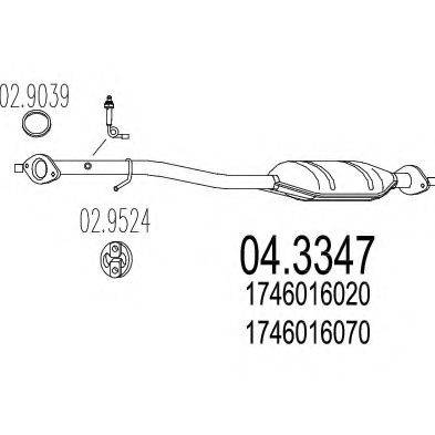 MTS 043347 Каталізатор