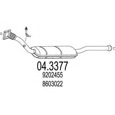MTS 043377 Каталізатор