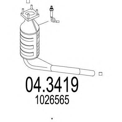 MTS 043419 Каталізатор