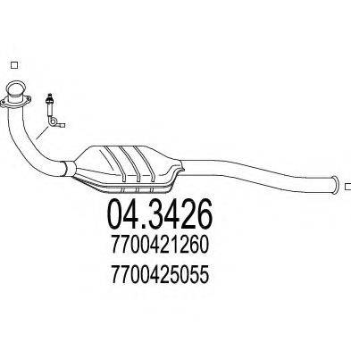 MTS 043426 Каталізатор