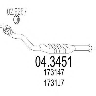 MTS 043451 Каталізатор