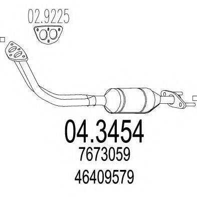 MTS 043454 Каталізатор