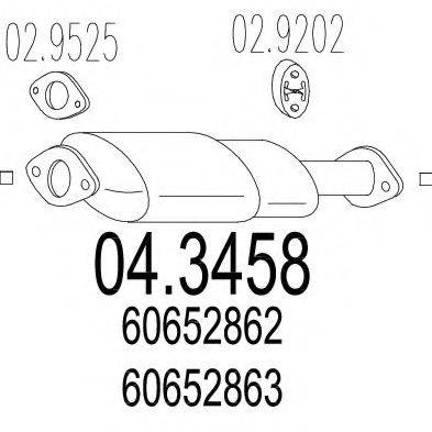 MTS 043458 Каталізатор