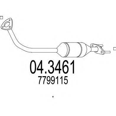 MTS 043461 Каталізатор