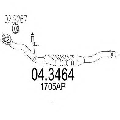 MTS 043464 Каталізатор